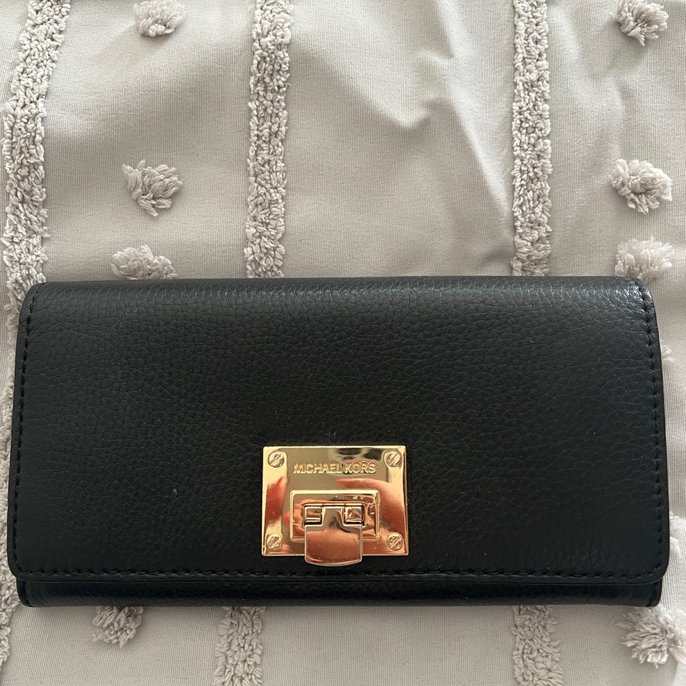 Michael Kors bi-fold leather wallet